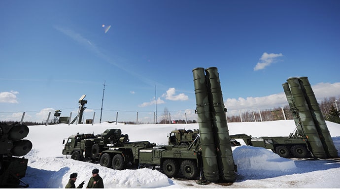Le Systeme S500 lors de ses tests dans lhiver russe Exportations d'armes | Analyses Défense | Chaine de sous-traitance industrielle défense