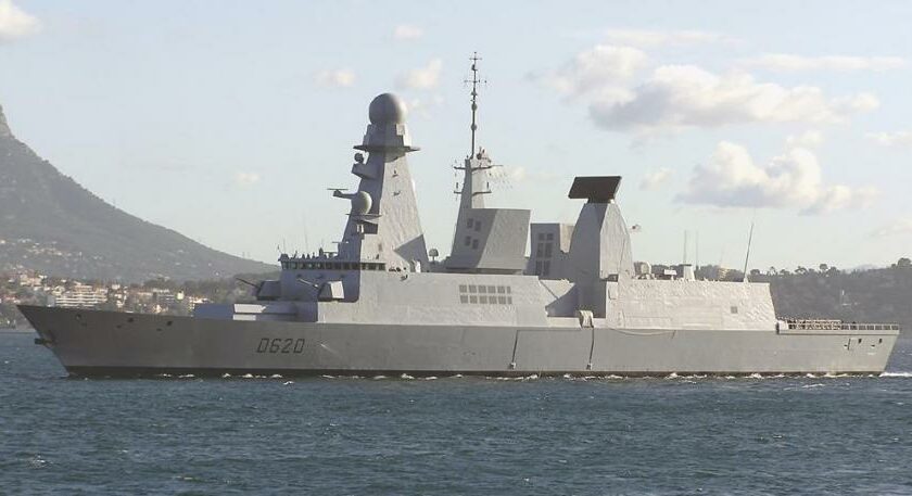 La fregate de defense aerienne Forbin de la Marine Nationale issue du programme franco italien Horizon