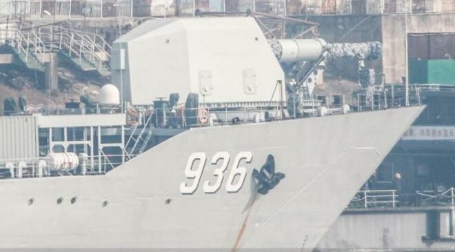 Le Rail Gun teste par la Marine chinoise sur un navire dassaut LST Rapport de force militaire | Archives | Artillerie