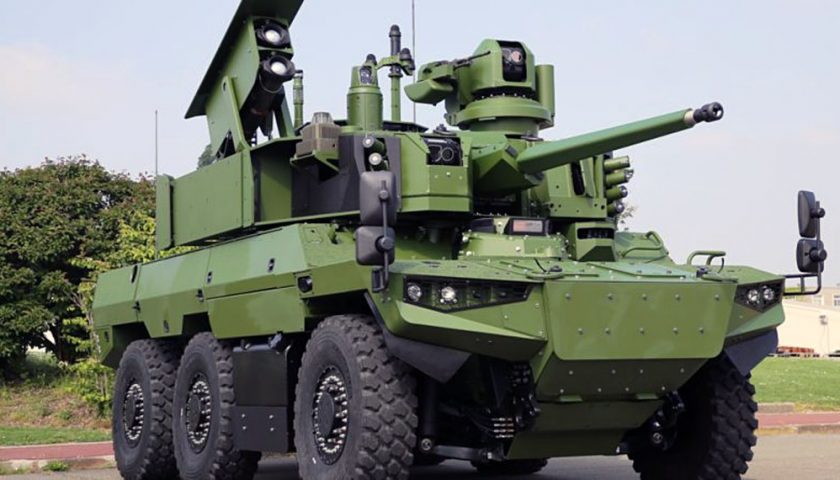Prototype de lEBRC Jaguar lors de sa presentation publique Analyses Défense | Artillerie | Belgique
