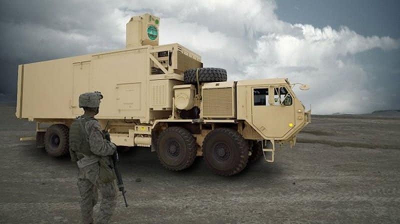 military laser truck