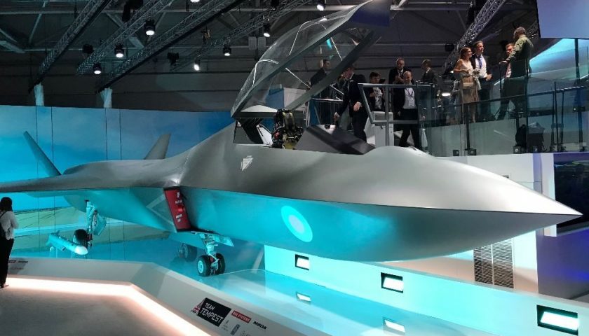 La maquette du programme Tempest presentee en 2018 lors du salon de Farnborough Allemagne | Analyses Défense | Awacs et guerre électronique