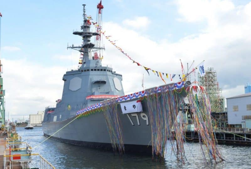 Maya destroyer lancement e1635175650787 Actualités Défense | Budgets des armées et effort de Défense | Constructions Navales militaires