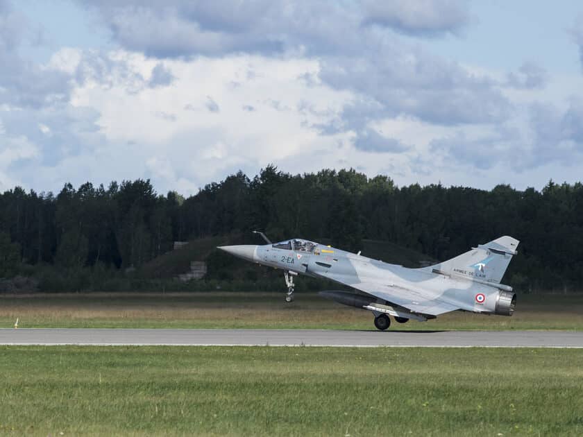 Baltic air Policing OTAN Mirage 2000-5