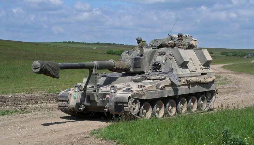 AS90 British Army Industrial Fabric Defense Defense Industry | Artillery | MBT battle tanks 
