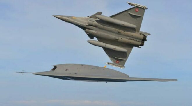 The Rafale F5 will be able to use the Remote Carrier Expendable drone
