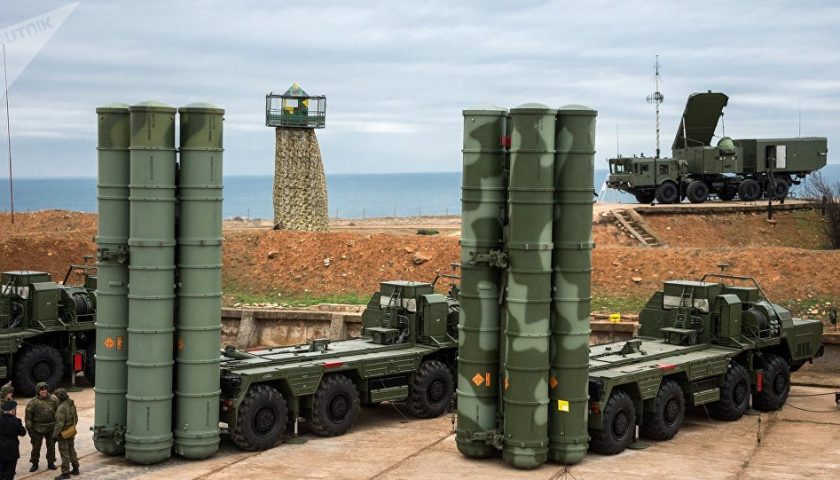 Battery of the S400 system implemented by the Russian forces composed of 2 launchers and a radar Defense Analysis | Laser weapons and directed energy | Amphibious assault 