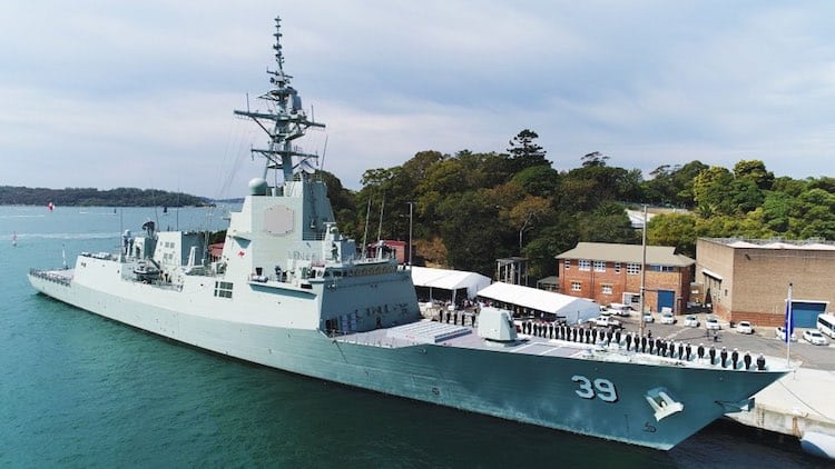 Les destroyers de la classe Hobart sont entrés en service à partir de 2017