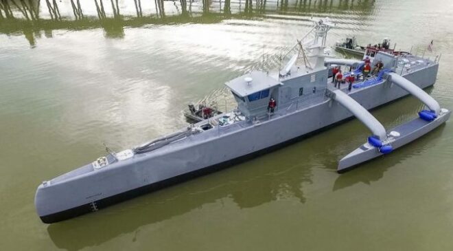 Drone naval Sea Hunter de lUS Navy Analyses Défense | Drones de combat | Drones et Robotique militaires