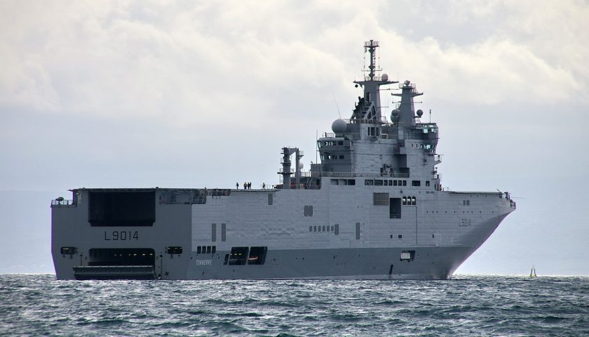 french mistral class assault ship