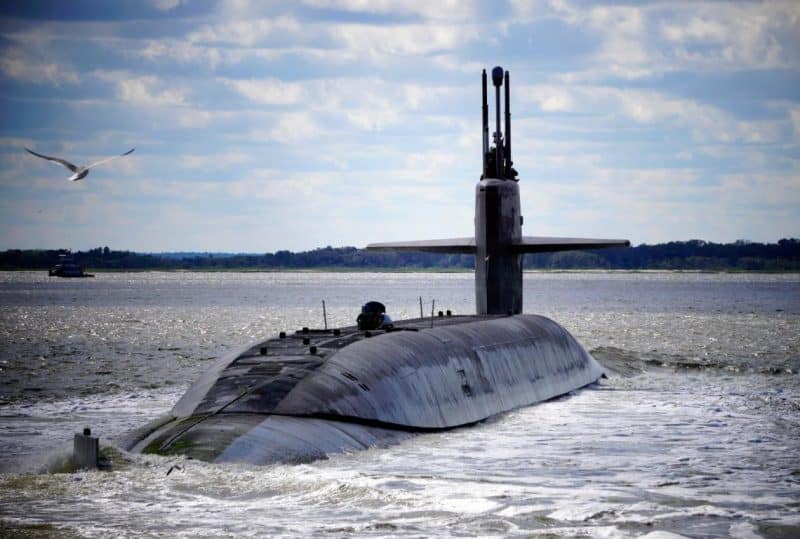 Ohio class SSBN, American nuclear ballistic missile submarine