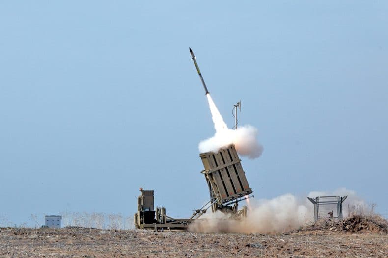 Iron Dome Intercepts Rockets from the Gaza Strip e1624893183769