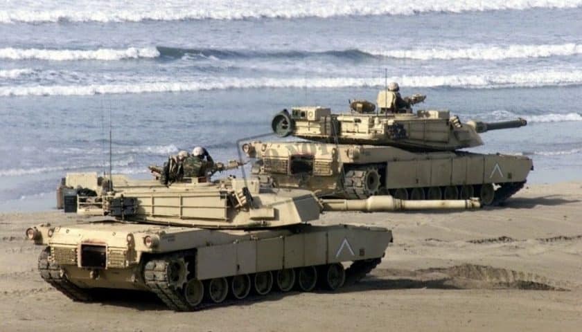 abrams US Marines corps Munition rodeuse | Analyses Défense | Artillerie