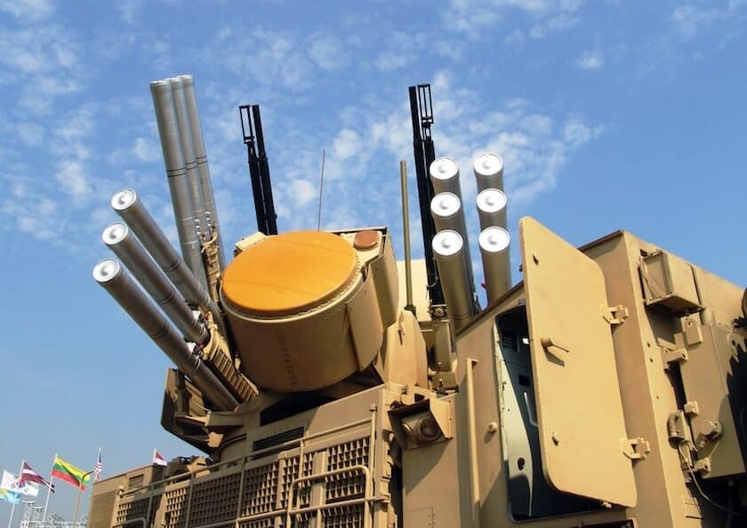 the Russian-designed Pantsir S1 system