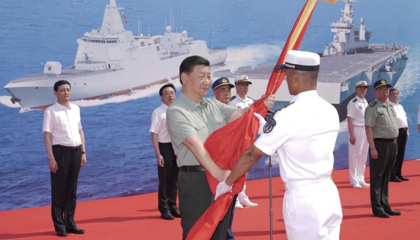 XI Jinping Commisionning PLA Navy