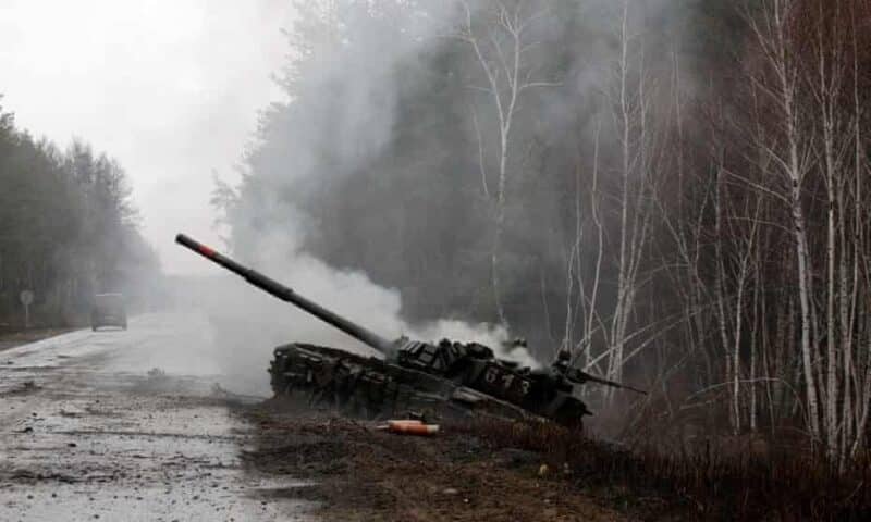 T-72 detruit en Ukraine