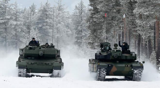 Leopard 2A7 K2 Panther Nera Norvegia