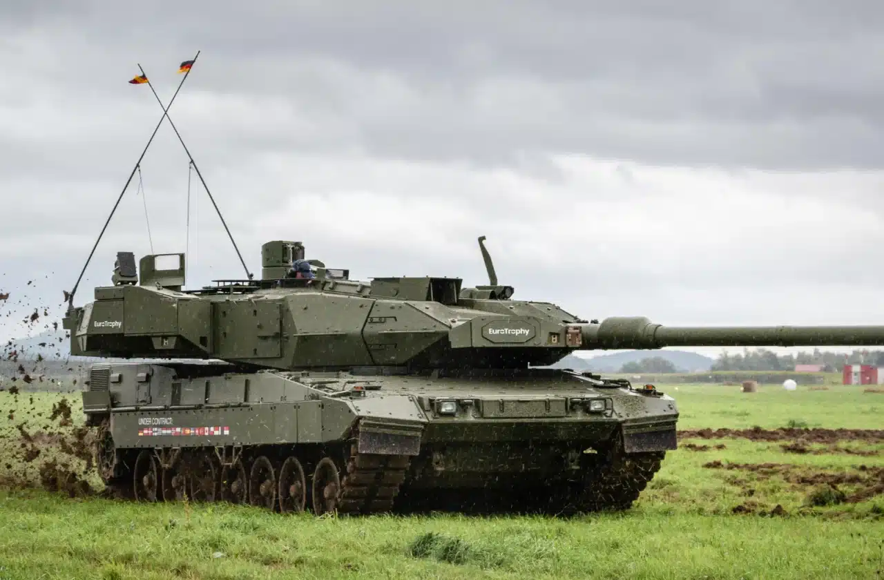 Leopard 2A7 avec système Trophy