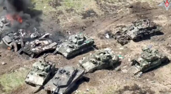 Bradley Leopard 2A6 destroyed ukraine e1687878972158