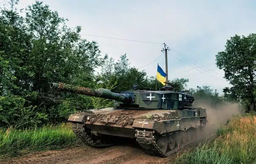 Leopard ucraino 2A4