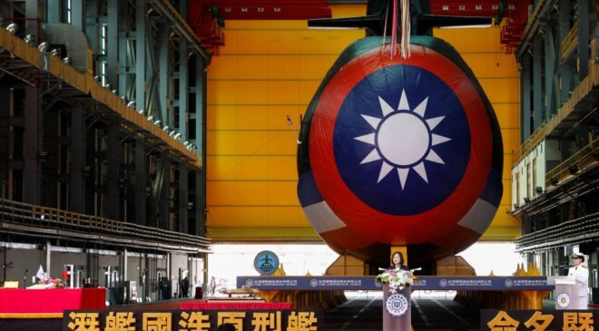submarine launch Hai Kun speech President Tsai Ing-wen