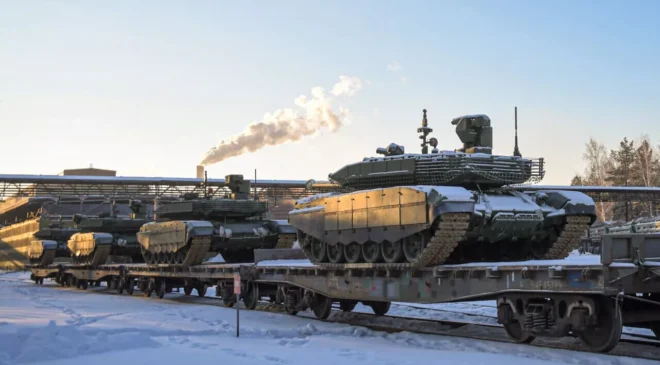 Czołgi T-90M opuszczają zakłady Uralvagonzavod. 
