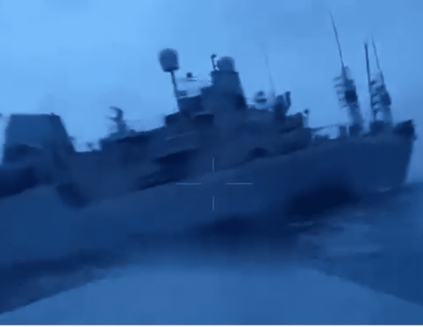 ukrainian naval drone strike